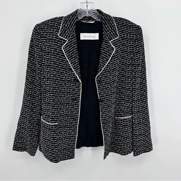 MaxMara Jackets & Blazers - Max Mara Blazer Jacket Made in Italy Black Size 4